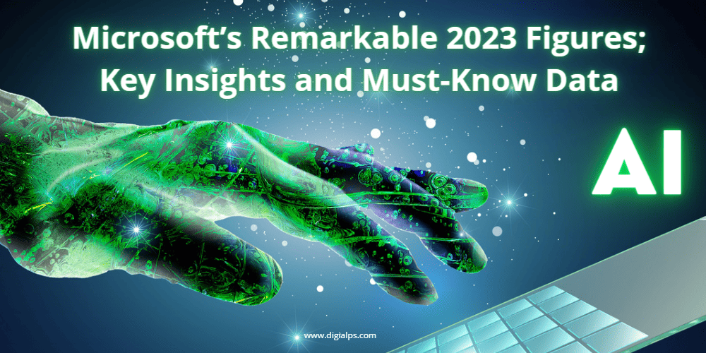Remarkable 2023 figures of Microsoft 